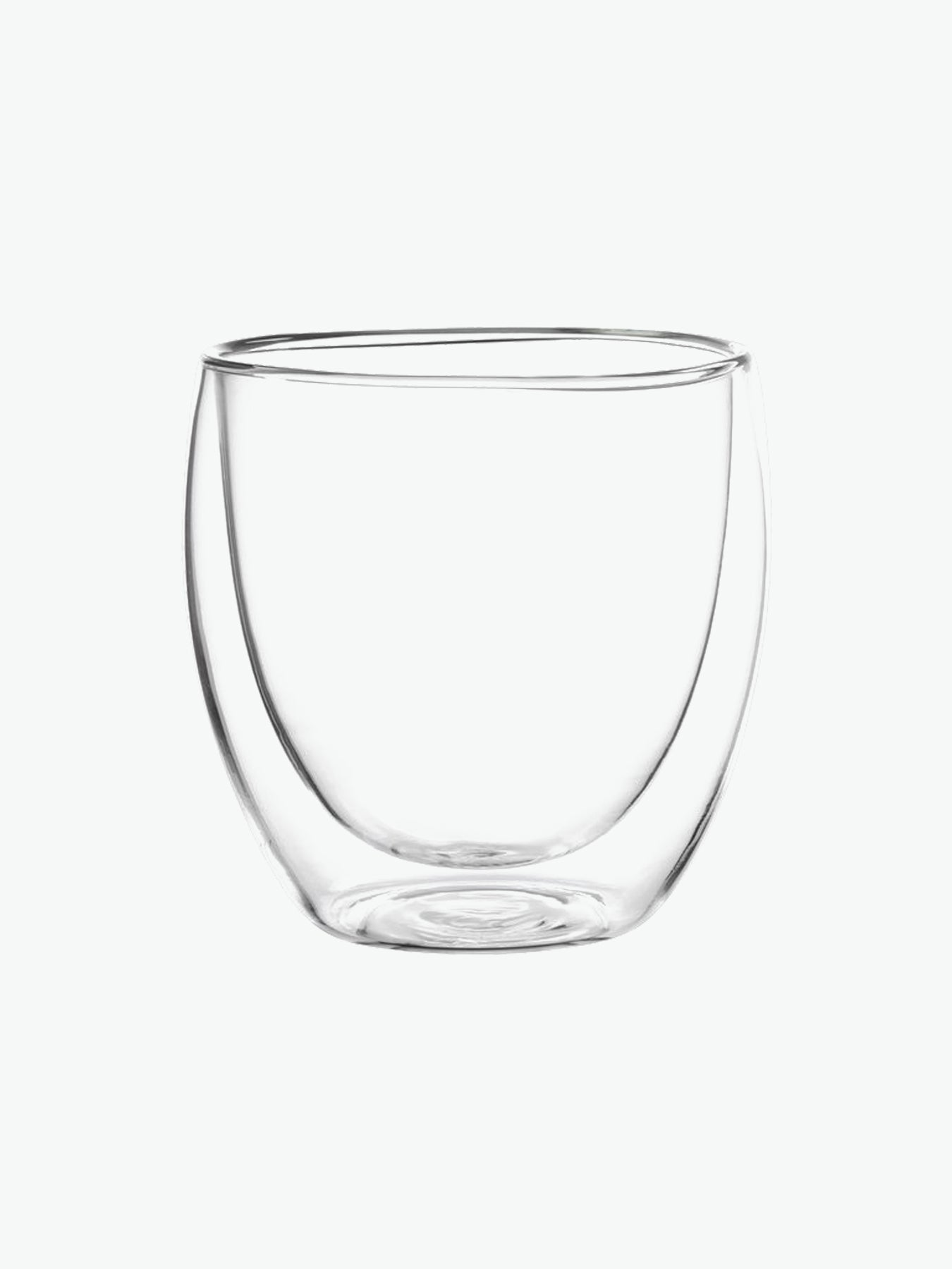 Dubbelwandige glazen espresso kopjes - set van 4