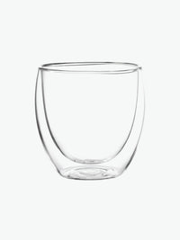 Dubbelwandige glazen espresso kopjes - set van 4