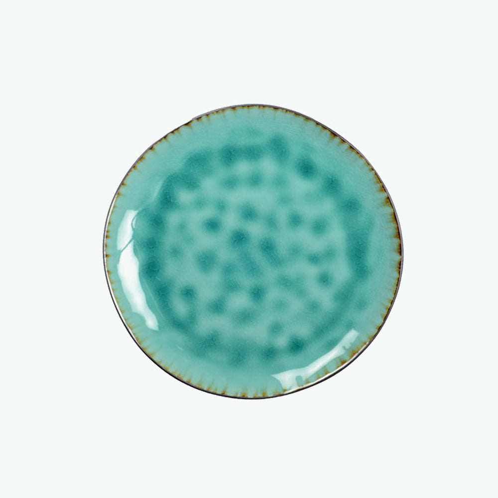 Turquoise bord 21 cm
